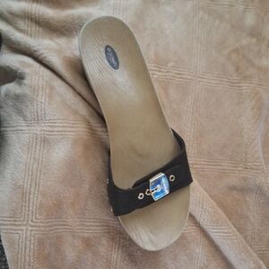 CROCS Black Slide Mules with Buckle